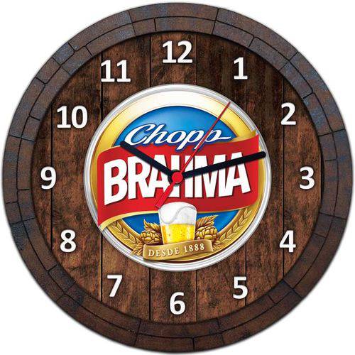 Tamanhos, Medidas e Dimensões do produto Relógio de Parede Quadro Tampa de Barril Cerveja Bebida W006