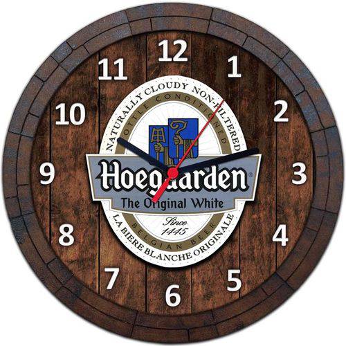 Tamanhos, Medidas e Dimensões do produto Relógio de Parede Quadro Tampa de Barril Cerveja Bebida W014
