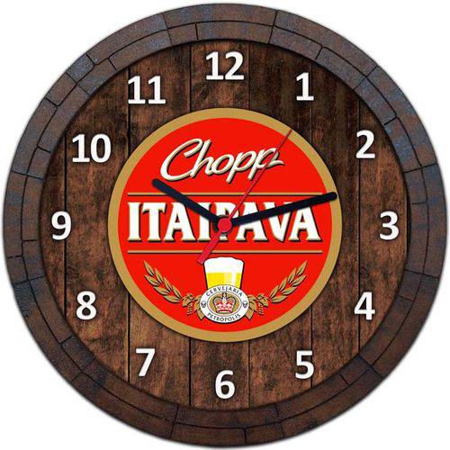 Tamanhos, Medidas e Dimensões do produto Relógio de Parede Quadro Tampa de Barril Cerveja Bebida W015