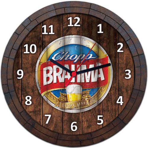 Tamanhos, Medidas e Dimensões do produto Relógio de Parede Quadro Tampa de Barril Cerveja Bebida W060
