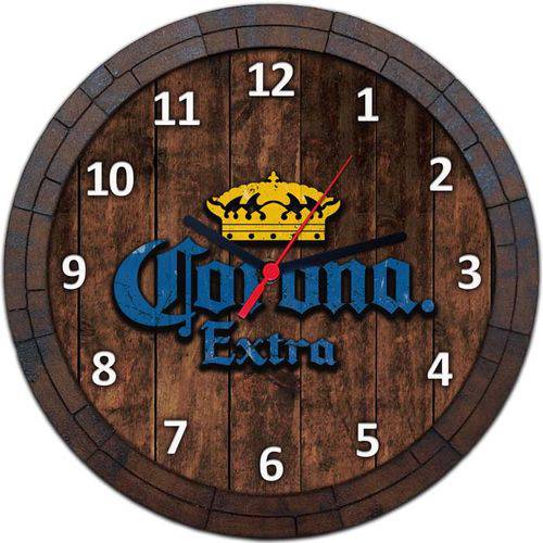 Tamanhos, Medidas e Dimensões do produto Relógio de Parede Quadro Tampa de Barril Cerveja Bebida W064