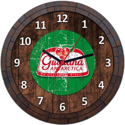 Tamanhos, Medidas e Dimensões do produto Relógio de Parede Quadro Tampa de Barril Cerveja Bebida W101