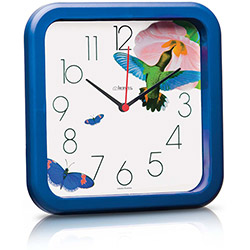 Relógio de Parede Quartz Azul Escuro - Herweg