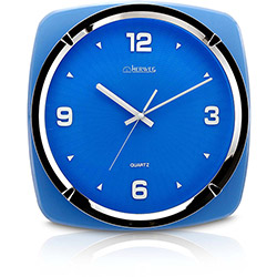 Relógio de Parede Quartz Azul Escuro - Herweg