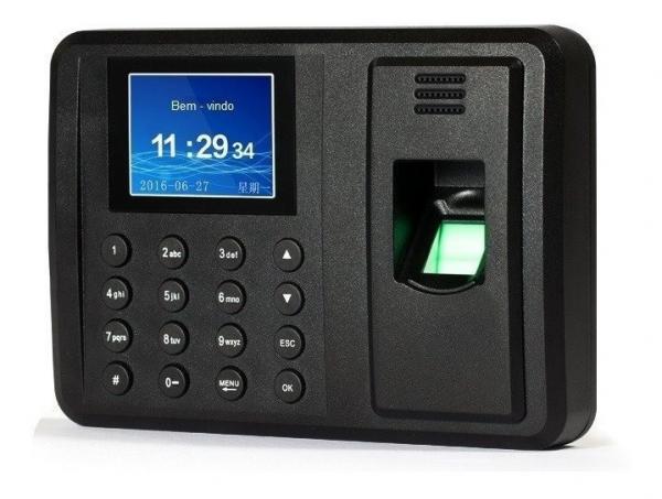 Relógio de Ponto Biométrico Impressão Digital Eletrônico - Beatrizeletros