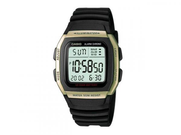 Relógio de Pulso Digital Masculino - Casio Mundial W-96H-9AVDF