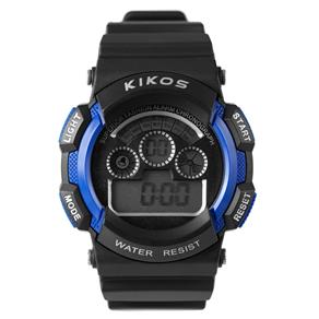 Relógio de Pulso Resistente a Água Hora Digital Rk01 Kikos - Selecione=Azul