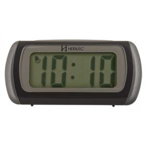 Relógio Despertador Digital Herweg com Iluminação Led 2916 – GRAFITE