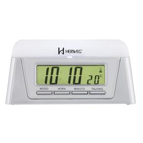 Relógio Despertador Digital Moderno Herweg 2959-70