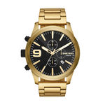 Relógio Diesel Masculino Black And Gold Dourado DZ4488/1DN Diametro 50mm