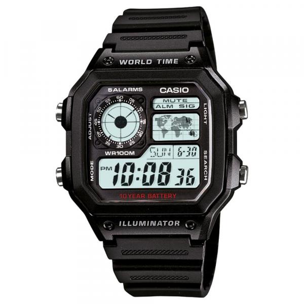 Relógio Digital Casio AE-1200WH-1AVDF Masculino