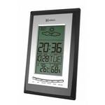Relogio Digital Despertador com Termometro Medidor de Temperatura e Umidade Herweg Preto