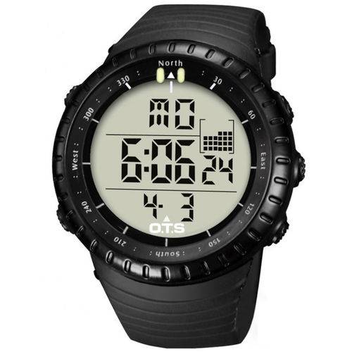 Relógio Digital Militar Ots 50mm Esportivo G-shock Fundo Claro