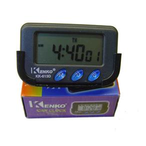 Relógio Digital Portátil Kenko Car Clock Automotivo