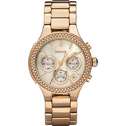 Relógio DKNY Feminino Analógico Social Rose Gold - GNY8080