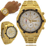 Relógio Dourado Magnum Masculino Ouro 2 Anos de Garantia MA32201H