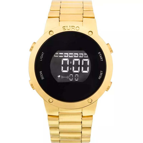 Relógio Euro Digital Eubj3279aa/4d Dourado