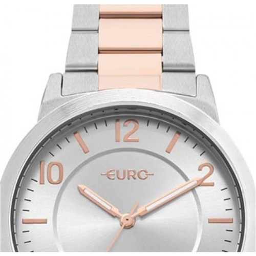 Relógio Euro Feminino Prata com Rose Eu2036ylw/5K
