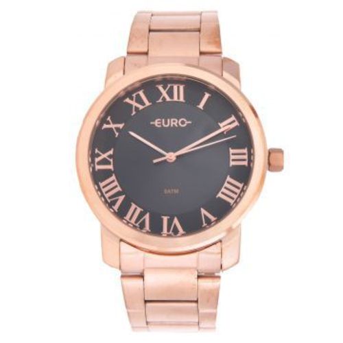 Relógio Euro Roman Basic Rosé Feminino Eu2036yno/4c