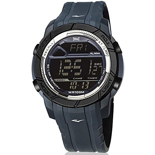 Relógio Everlast Masculino Ref: E701 Digital Esportivo Azul