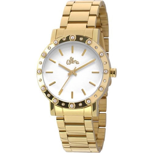Relógio Feminino Allora Analógico Al2035ezs4b - Dourado