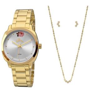 Relógio Feminino Allora Analógico Fashion - Al2035Fai/K4K - Dourado