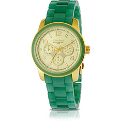 Relógio Feminino Analógico Absolut Collection - Verde Água - Mondaine
