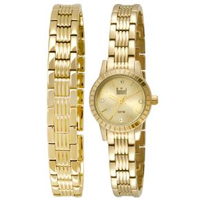 Relógio Feminino Análogico Dumont DU2035LNR 4T - Dourado
