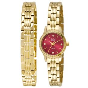 Relógio Feminino Análogico Dumont DU2035LNR 4X - Dourado