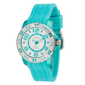 Relógio Feminino Analógico EWC EFT12305-T - Azul