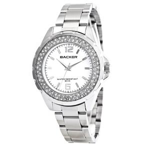 Relógio Feminino Analógico Fashion Backer 1475123F – Prata
