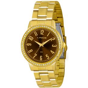 Relógio Feminino Analógico Lince Fashion LRG4258L M2KX - Dourado