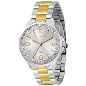 Relógio Feminino Analógico Lince Fashion LRTJ036LB2SK - Prata e Dourado