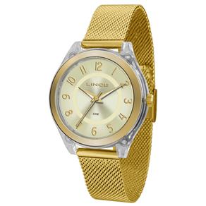 Relógio Feminino Analógico Lince LRG4432P-C2KX - Dourado/Champagne