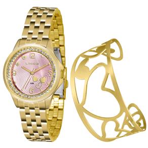Relógio Feminino Analógico Lince LRG4511L-KU64R2KX - Dourado