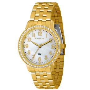 Relógio Feminino Analógico Lince LRG4256L B2KX - Dourado