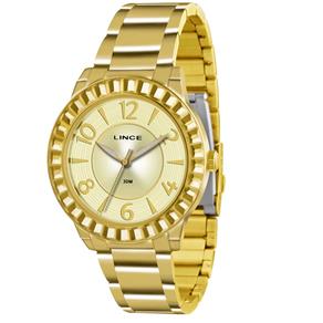 Relógio Feminino Analógico Lince LRGK044L C2KX - Dourado