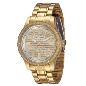 Relógio Feminino Analógico Seculus 28403LPSVDS2 - Dourado