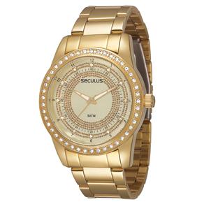 Relógio Feminino Analógico Seculus 28402LPSVDS1 - Dourado