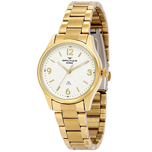 Relógio Feminino Backer Analógico 10264145F - Dourado