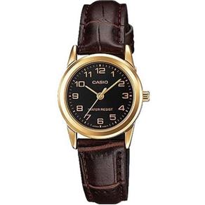 Relógio Feminino Casio Collection Ltp-v001gl-1budf - Marrom/dourado