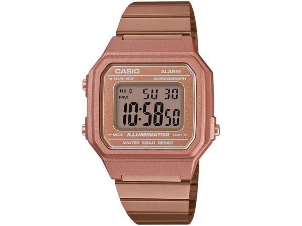Relógio Feminino Casio Digital Vintage - B650WC-5ADF Rosê