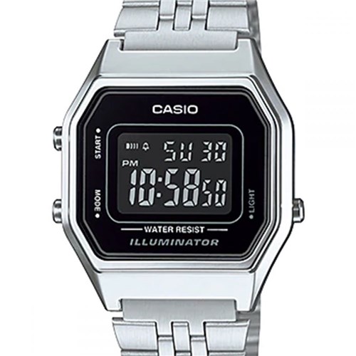 Relógio Feminino Casio LA680WA-1BDF