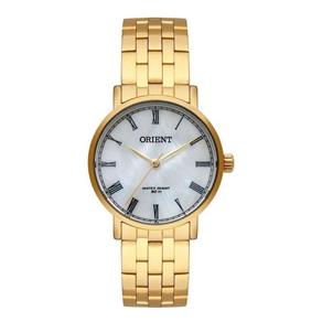 Relógio Feminino Casual Dourado Madreperola Orient Fgss0128
