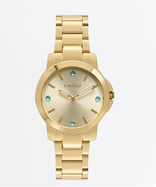 Relógio Feminino Condor Bracelete Dourado CO2035EYF/K4D