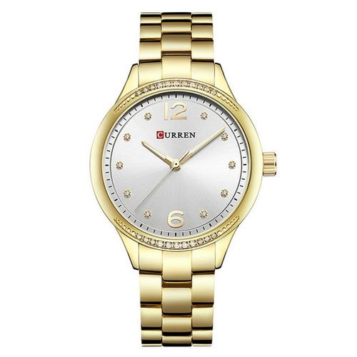 Relógio Feminino Curren Analógico C9003l - Dourado