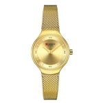Relógio Feminino Curren Analógico C9028L - Dourado
