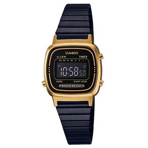 Relógio Feminino Digital Casio LA670WEGB-1BDF - Preto