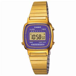 Relógio Feminino Digital Casio LA670WGA-6DF - Dourado
