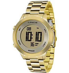 Relógio Feminino Dourado Lince Sdph037L Kxkx